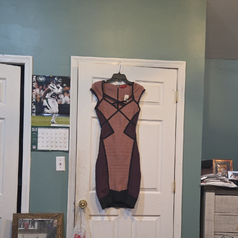 WOW Couture Pink and Black Mini Dress